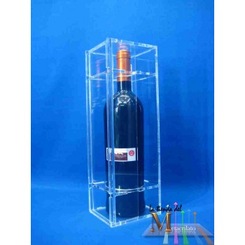 Expositor caja para botellas de 78mm de diámetro